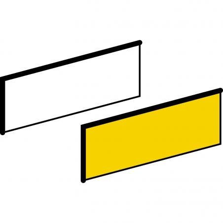 Harmony étiquette 8x27 vierge fond blanc ou jaune SCHNEIDER ZBY0102