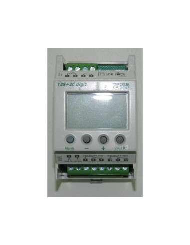TM5A THERMOSTAT MODULAIRE 2 CONSIGNES AVEC AFFICHEUR A LCD ACSO 613003