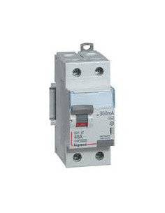 Interrupteur différentiel DX³-ID arrivée haute et départ bas à vis 2 Pôles 230V 100A type AC 30mA 2 modules LEGRAND 411508 2