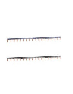 Peigne d'alimentation universel Phase/Neutre HX³ horizontale 1 Pôle ent.1,5 module 57 modules 1 mètre LEGRAND 404933 2
