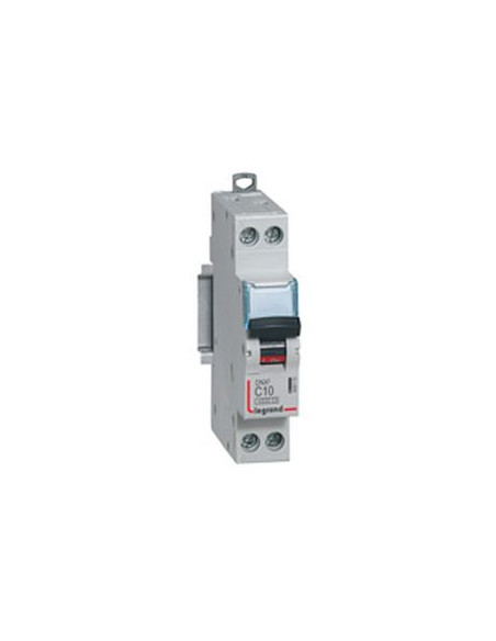 Disjoncteur Phase+Neutre DNX³4500 6kA arrivée et sortie borne à vis 1P+N 230V 25A courbe C 1 module LEGRAND 406776