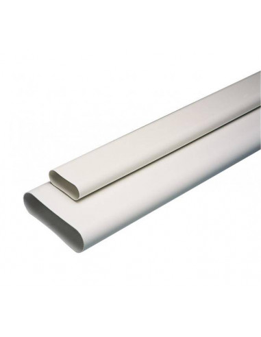 Barre Minigaine blanc 3m équivalent D80 (40mmx100mm) ALDES 11091102