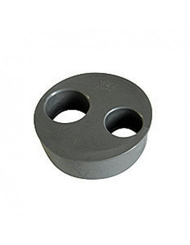 TAMPON DE REDUCTION PVC POUR EVACUATION 2 TROUS