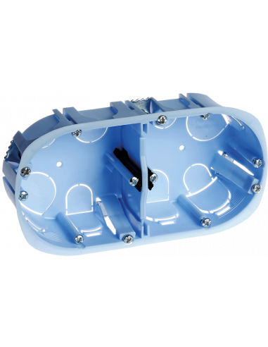 Boite cloison sêche double d67 ent71 p50 H/V XL (etiq.uni.) EUR'OHM 5204500