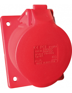 Prise encastrée 3P+N+T 32A 400V CEI 309 EUR'OHM 19218