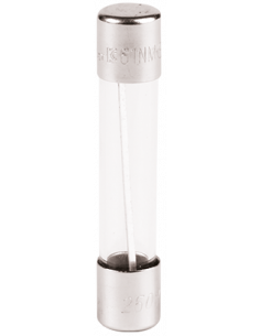 Lot de 10 Fusible verre 6,3x32 1A rapide EUR'OHM 29301