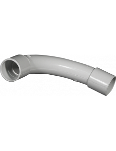 Coude grande courbe d. 20mm gris EUR'OHM 42420