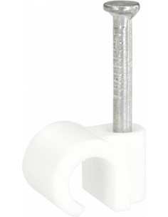Lot de 100 Attache multi 8à12 blanc he EUR'OHM 43536