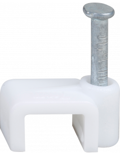 Lot de 100 Att. pr meplat blanc he EUR'OHM 43540