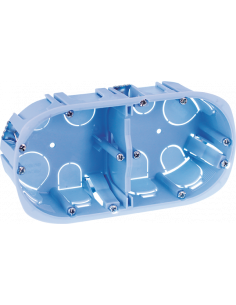 Boite cloisons sèches double d67 ent71 p40 H/V XL EUR'OHM 52044