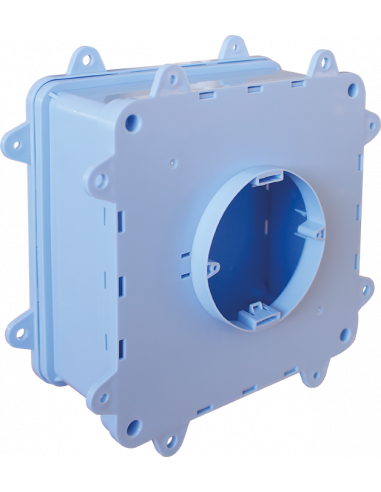DUOBOX Boite complète point de centre 170x170x70mm ouverture diam 85 EUR'OHM 52174