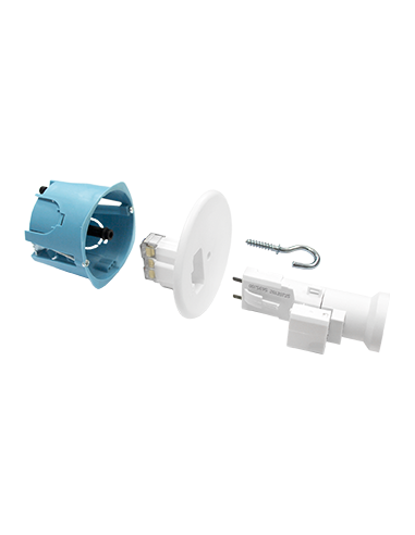 KIT point de centre E27 d67 +Douille EUR'OHM 53037