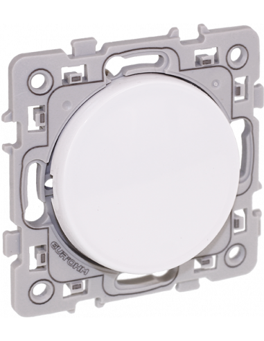 SQUARE poussoir 10A lum. ou tém. blanc EUR'OHM 60205