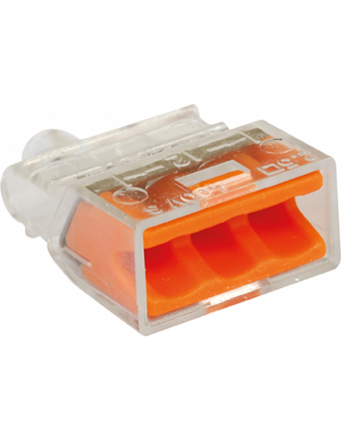 Lot de 2500 Connecteur transparent X 3P /5000 EUR'OHM 70063
