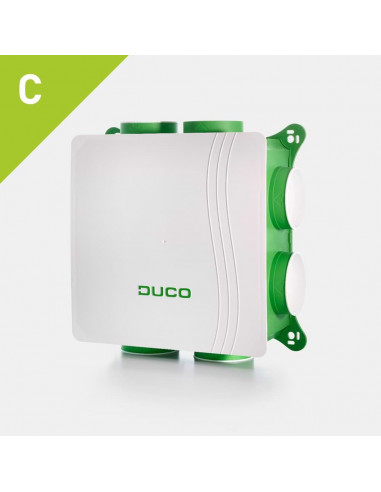 Kit VMC avec accessoires simple flux Kit DucoBox Silent FR HY/CO2 DUCO 0000-4635