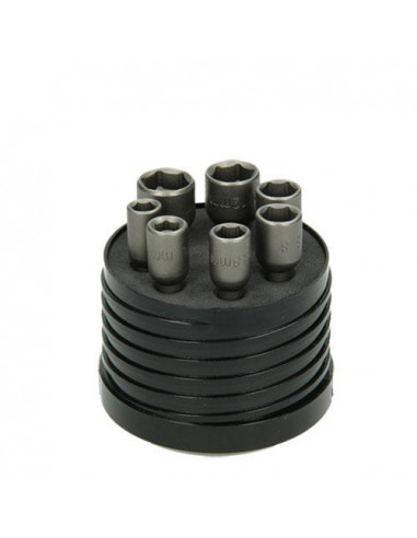 SET DE 7 DOUILLES 1/4" MAGNÉTIQUE HIKOKI 752239
