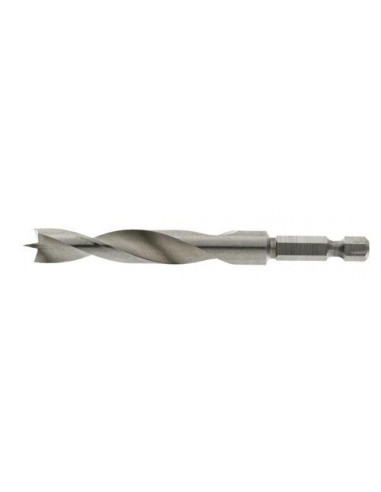 MÈCHE À BOIS HÉLICOÏDALE DIAM. 6,0 X 90MM QUEUE HEX. 1/4". HIKOKI 781945