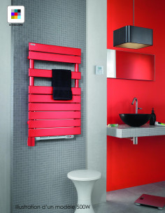 Radiateur sèche-serviettes Régate électrique +Air 500 W H 880 L 500 mm Couleur ACOVA TSX050-050IFSC
