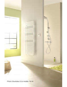 Radiateur sèche-serviettes Cala Symétrique électrique 1250 W H 1826 L 596 mm Blanc ACOVA TLN-125-060 GF