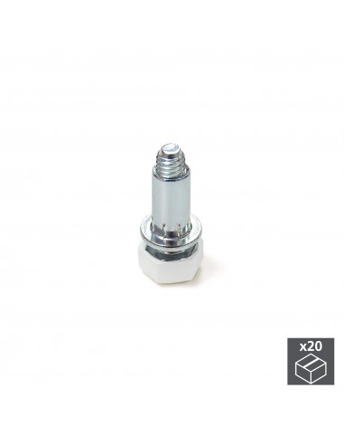Vérin de réglage hexagonale M6 pour pied de mueble avec ècrou EMUCA 2020015