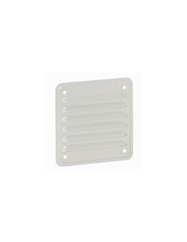 Jeu de 2 ouïes d'aération métal avec grilles IP32 IK10 RAL7035 138x138mm LEGRAND 034804