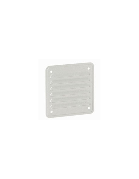 Jeu de 2 ouïes d'aération métal avec grilles IP32 IK10 RAL7035 138x138mm LEGRAND 034804