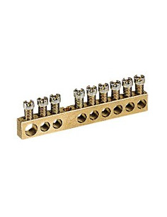 Bornier de répartition nu à visser 1 connexion 6mm² à 25mm² longueur 122mm LEGRAND 004805 2
