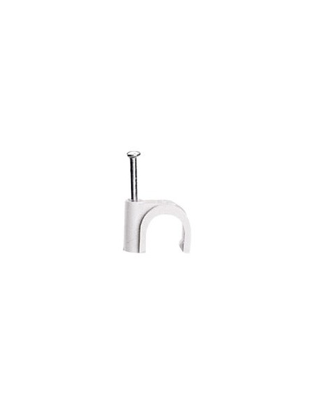 100 Attaches Fixfor blanche pour câble rond D.10mm LEGRAND 031559