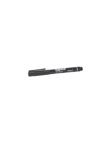 Stylo Feutre Indelebile Noir LEGRAND 039598