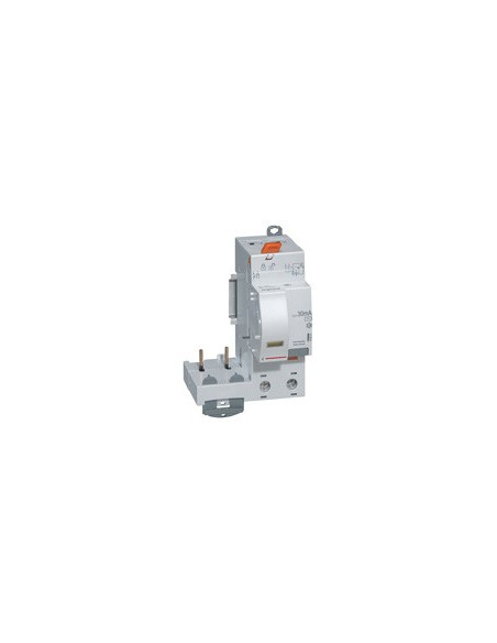 Bloc différentiel adaptable à vis DX³ pour disjoncteur 1 module par pôle 2 Pôles 230V 40A type AC 30mA LEGRAND 410401