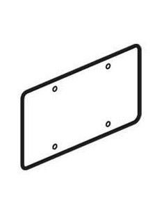 Couvercle universel Batibox pour boîte Batibox 2 postes 155x85mm LEGRAND 080182 2
