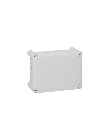 Boîte de dérivation rectangulaire pour presse-étoupe Plexo dimensions 155x110x74mm gris RAL7035 LEGRAND 092044