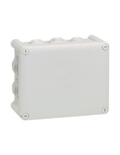 Boîte de dérivation rectangulaire Plexo dimensions 180x140x86mm gris RAL7035 LEGRAND 092052 2