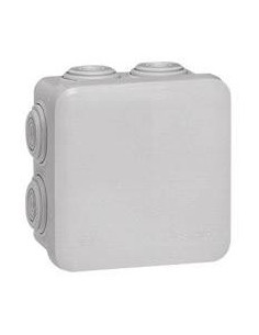 Boîte de dérivation carrée Plexo dimensions 80x80x45mm blanc RAL9010 LEGRAND 094518 2