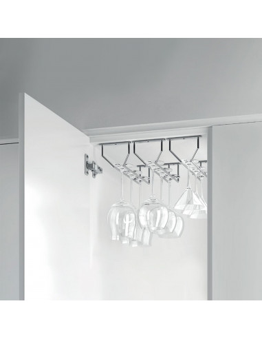 Porte-verres Supra pour meubles. EMUCA 8938011