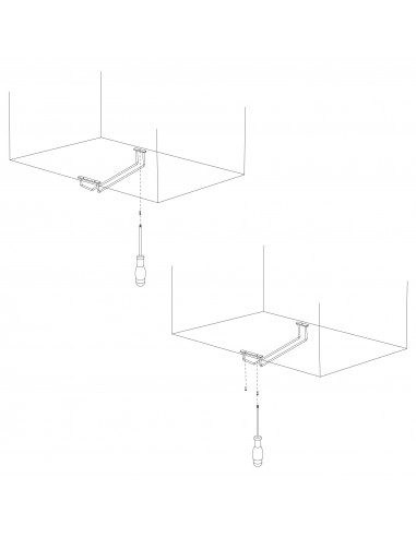 Porte-verres Supra pour meubles. EMUCA 8938011