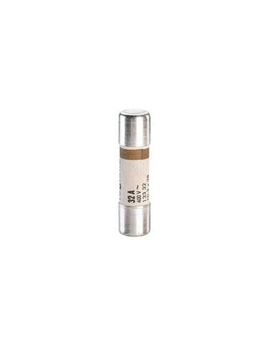 Cartouche cylindrique domestique 10,3x38mm avec voyant 32A LEGRAND 013432
