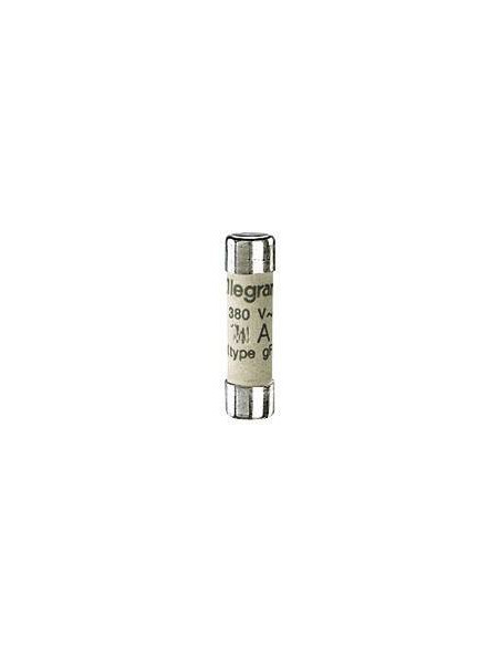 Cartouche industrielle cylindrique type gG 8x32mm sans voyant 10A LEGRAND 012310