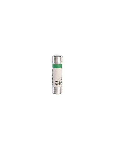 Cartouche cylindrique domestique 8,5x31,5mm avec voyant 20A LEGRAND 012420