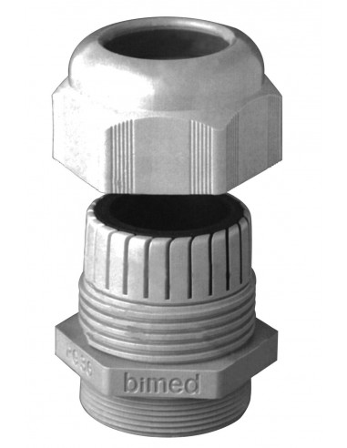 Presse-étoupe Polyamide Lamelle gris ISO 16bis (5-10 mm) BLM 100182