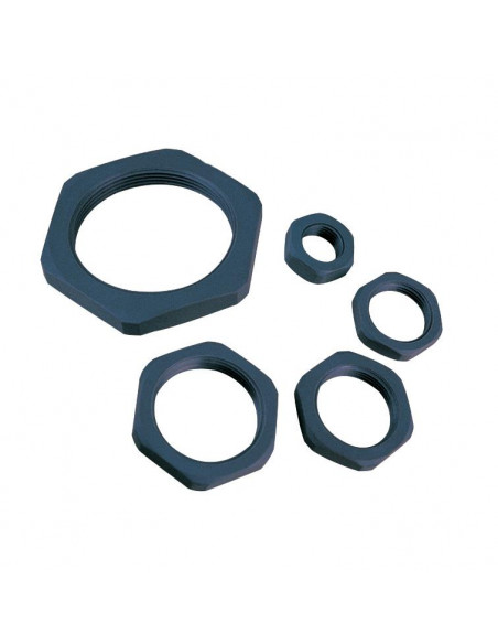 Ecrou Polyamide noir ISO 20 BLM 102205