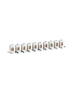 Barrette de 10 bornes séparables avec capacité par borne 2x16mm² et pas 21mm LEGRAND 034002