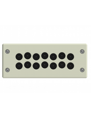 Plaque passe-câble 14 entrées (5-11mm) BLM 145014