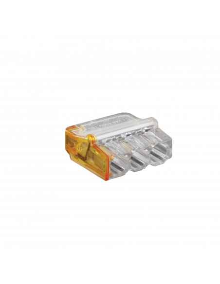 1000 Connecteurs Mini Connex 3 entrées orange vrac BLM 460030