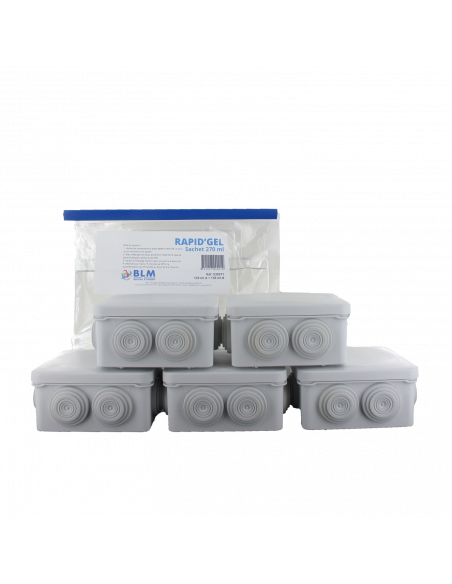 Kit 5 boites 515309 + Rapid'Gel 270 ml BLM 530270