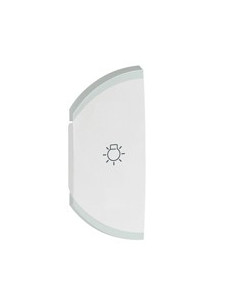 Enjoliveur simple Céliane éclairage montage gauche blanc LEGRAND 068148 2