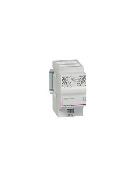 Filtre maître et répartiteur téléphonique 3 sorties et 1 sortie modem 2 modules LEGRAND 413015