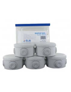 Kit 5 boites 515209 + Rapid'Gel 160 ml BLM 530160 2