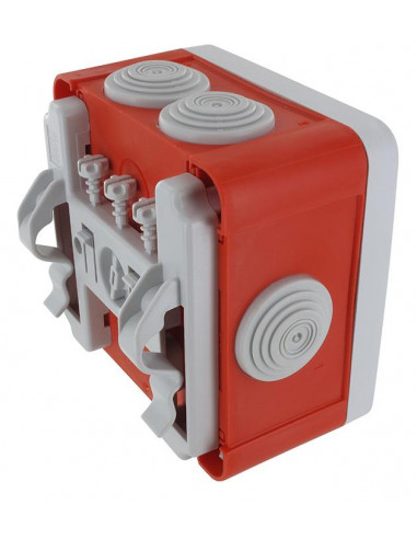 Btier OPTIBOX ROUGE 960°100x100x55 1/4T.+ Patte BLM 555423