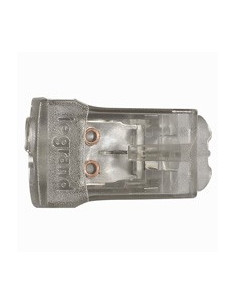 100 Bornes de connexions sans vis Nylbloc auto grise 2 fils intensité max.24A tension 450V LEGRAND 034322